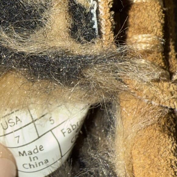 Koolaburra by UGG Lezly Cheetah Women's Suede Moccasin Slippers Size 7 - Picture 8 of 8